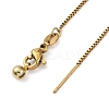 Ion Plaing(IP) 304 Stainless Box Chain Necklaces NJEW-Q003-03G-2