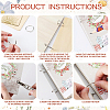 1 Set Wooden 2-Ring Loose Leaf Binder Postcard Phote Album Cover DIY-SD0001-02D-4