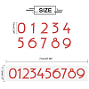 Waterproof Self Adhesive Craft Stickers DIY-GF0002-59C-04-2