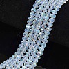 Electroplate Glass Beads Strands LS-EGLA-A034-J1mm-L07-1