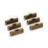 Iron Ribbon Crimp Ends X-IFIN-S008-AB-NF-1