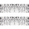 Plastic Foil Fringe Curtains DIY-WH0028-106B-1