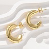 304 Stainless Steel Stud Earrings EJEW-L296-001G-02-2