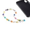CCB Plastic Beads Mobile Straps HJEW-JM00566-2