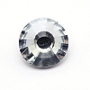 Glass Rhinestone Button BUTT-WH0015-21C-01-1