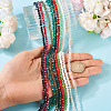 10Strands 10 Colors Electroplate Transparent Glass Beads Strands EGLA-TA0013-32-6