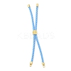 Twisted Nylon Cord Silder Bracelets DIY-B066-03G-10-1