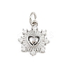 Brass Micro Pave Cubic Zirconia Pendants KK-A269-52P-1