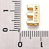 Brass Micro Pave Cubic Zirconia Charms KK-N254-217G-E-3