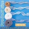 4 Rolls 4 Colors Polyester Chiffon Ribbon DIY-CP0010-73-2