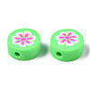 Handmade Polymer Clay Beads CLAY-N008-039F-3