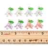 50Pcs Transparent Acrylic Pendants PALLOY-FS00038-03-3