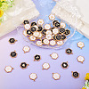 52Pcs 2 Colors Alloy Enamel Pendants ENAM-TA0002-97B-5
