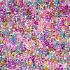 Baking Paint Transparent Glass Seed Beads X-SEED-N006-05-3