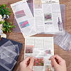 AHADEMAKER 25Pcs 2 Style PVC Plasic Portable Magnifying Lenses TOOL-GA0001-65-5