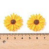 Opaque Flatback Resin Cabochons Accessories RESI-TAC0003-30B-04-3