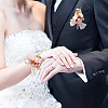 6Pcs 2 Styles Silk Cloth Imitation Rose Boutonniere & Wrist Corsage AJEW-GO0001-30-7