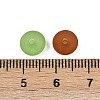 Frosted Opaque Acrylic Beads OACR-A040-09-3