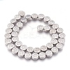 Electroplate Non-magnetic Synthetic Hematite Bead Strands G-I208-12F-G-1