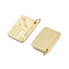 Brass Pendants X-KK-Q006-08G-2