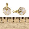 304 Stainless Steel Enamel Pendants STAS-L290-05G-3