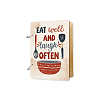 Wooden 2-Ring Loose Leaf Binder Postcard Phote Album Cover DIY-WH0547-020-2