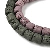 Handmade Porcelain Imitation Lava Rock Beads Strands PORC-P032-08M-3