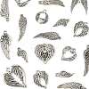 48Pcs 12 Styles Tibetan Style Alloy Pendants FIND-FS0004-86-3