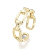 Brass Cuff Rings RJEW-F103-04-G-3