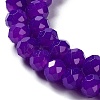 Baking Paint Imitation Jade Glass Bead Strands DGLA-A034-J8MM-A27-3