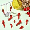 32Pcs 4 Styles Alloy Enamel Pendants FIND-SC0018-16-5