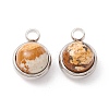 Natural Picture Jasper Charms G-K325-01P-06-2