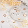 14pcs 14 style Brass Pendant Cabochon Settings & Cabochon Connector Settings FIND-BY0001-13-5