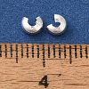 Brass Crimp Bead Cover KK-K383-07C-S-3