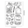 Summer Theme PVC Plastic Clear Stamps DIY-WH0631-0222-6