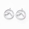 Non-Tarnish 201 Stainless Steel Pendants STAS-F231-066P-1