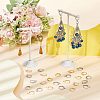 120Pcs 2 Style 304 Stainless Steel Leverback Earring Findings STAS-NB0001-54-5