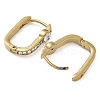 304 Stainless Steel Oval Hoop Earrings EJEW-B109-02G-07-2