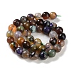 Natural Agate Beads Strands G-M437-B01-01F-3