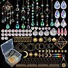 400Pcs DIY Glass Crystal Sun Catcher Hanging Decoration Sets PW-WG97738-01-1