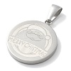 Christmas 304 Stainless Steel Pendants STAS-Z098-47P-2