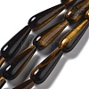 Natural Tiger Eye Beads Strands G-P528-H14-01-1