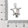304 Stainless Steel Micro Pave Rhinestone Pendants STAS-G369-07P-3