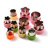 304 Stainless Steel Fruit & Vegetable Shaped Cookie Candy Food Cutters Molds DIY-I076-08P-1