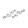 201 Stainless Steel Connector Charms STAS-K251-081P-2