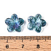 Baking Paint Transparent Glass Beads DGLA-N014-08A-09-3