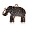 Tibetan Style Alloy Pendants LS-TIBEP-L015-03R-NF-2