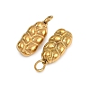 304 Stainless Steel Pendants STAS-B096-02G-03-2