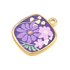 Printed 304 Stainless Steel Pendants STAS-P419-05G-01-2