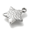 Ocean Theme Anti-Tarnish 304 Stainless Steel Pendants STAS-Z092-06P-07-2